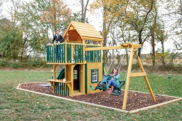 kids wood playset - swing set playset outdoor backyard delray beach boca raton welllington florida atlantis miami fort lauderdale